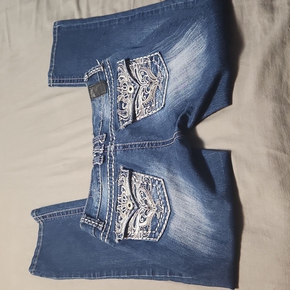 Vanity straight leg jeans sz. 26/2 - Picture 2 of 2